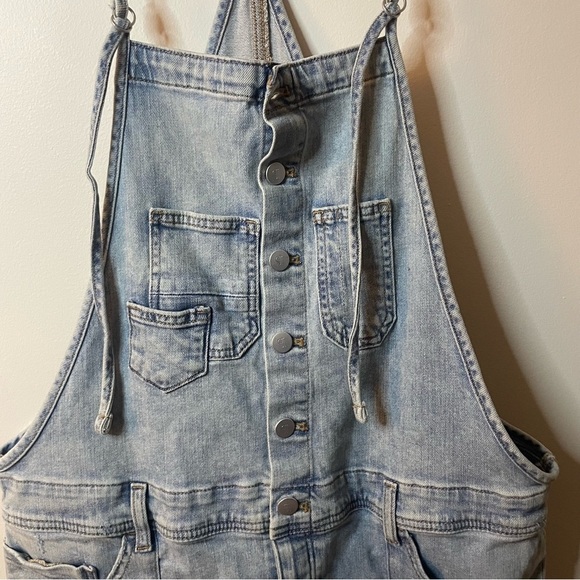 Pilcro Painter Denim Overalls Anthropologie XL - Picture 6 of 11